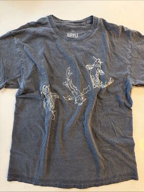 Ripple Men’s Navy Graphic Koi T-Shirt